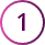 Number 1 in purple circle Number 1 in purple circle