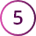 Number 5 in purple circle Number 5 in purple circle